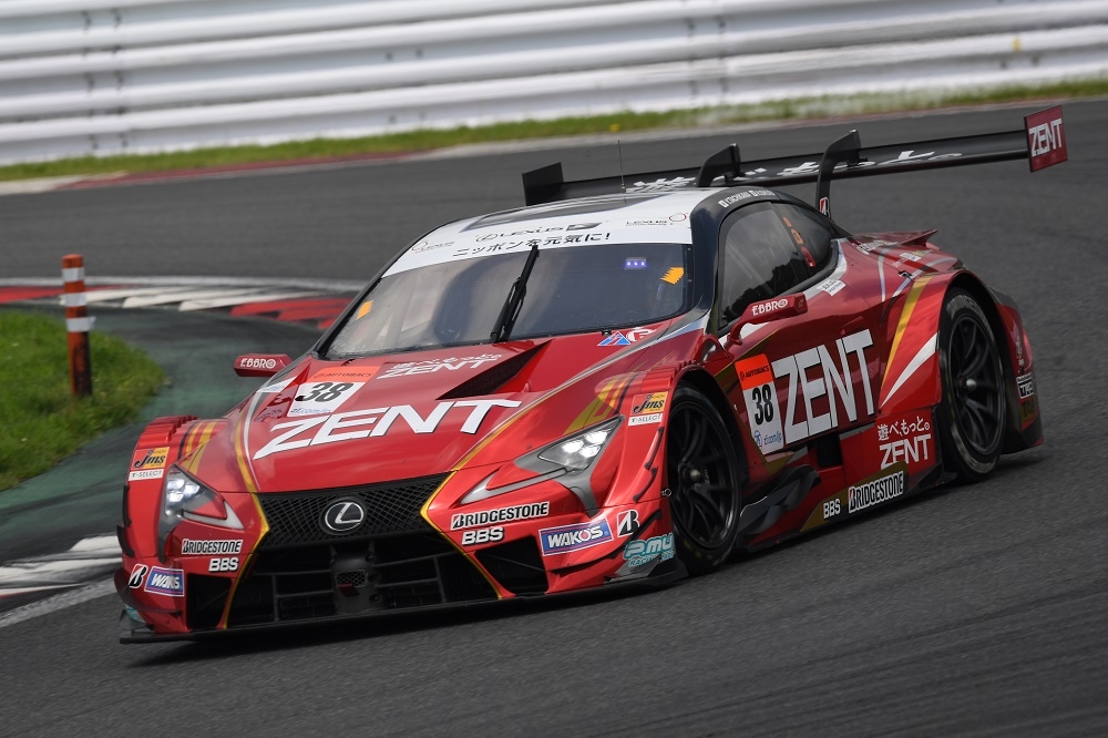 昨年同大会GT500クラスウィナー ZENT CERUMO LC500 立川祐路選手／石浦宏明選手