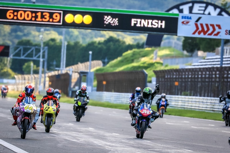 感動のフィニッシュ