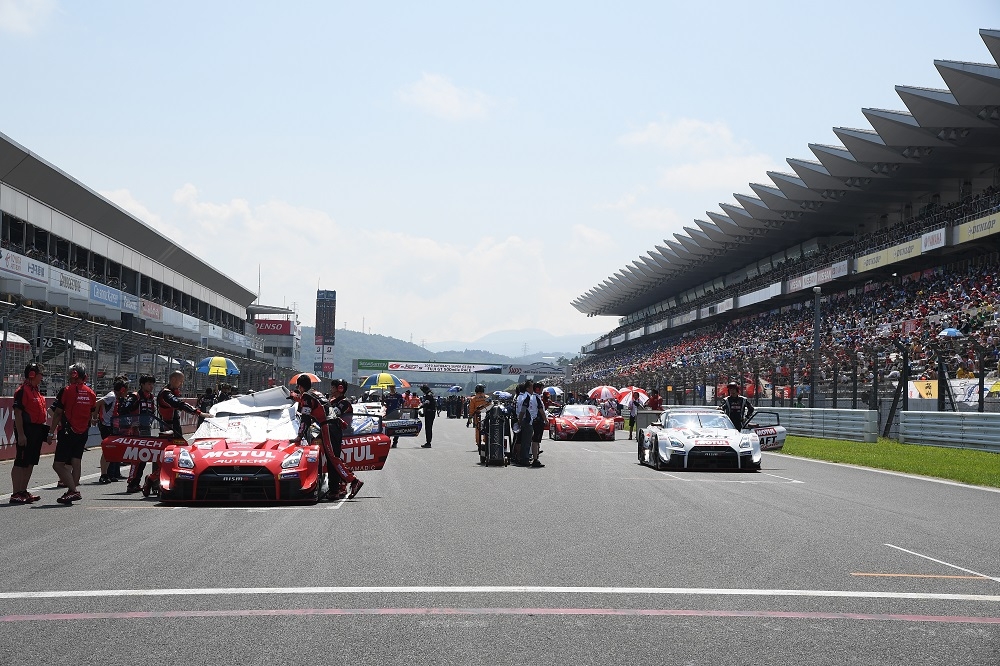 昨年SUPER GT 第5戦 500mile RACE スターティンググリッド