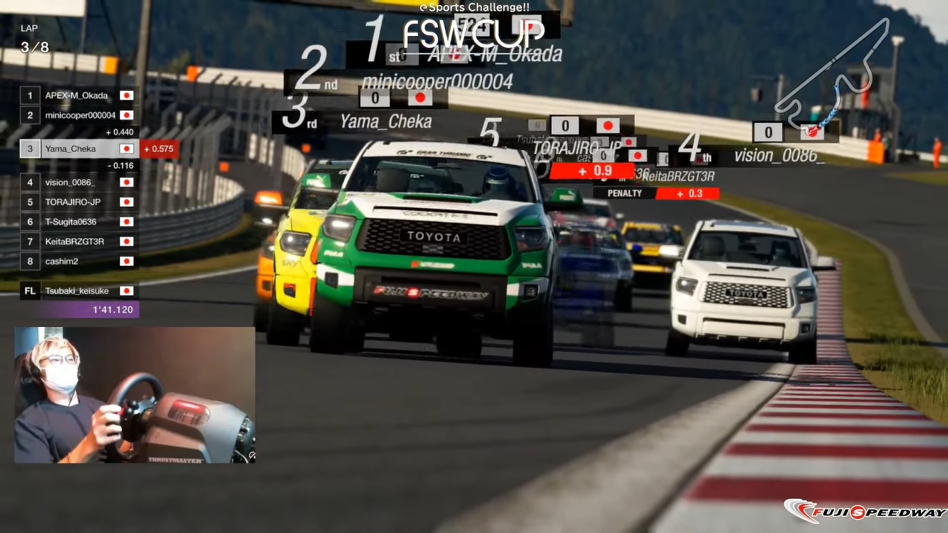 「ガチのひとカップ」大迫力のトップ争い