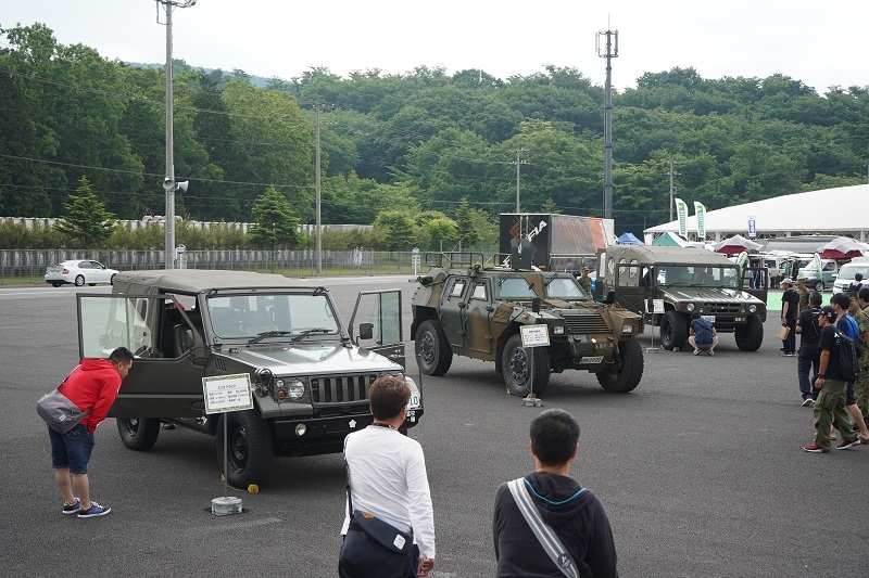 「自衛隊装備品展示」協力：陸上自衛隊 富士学校様