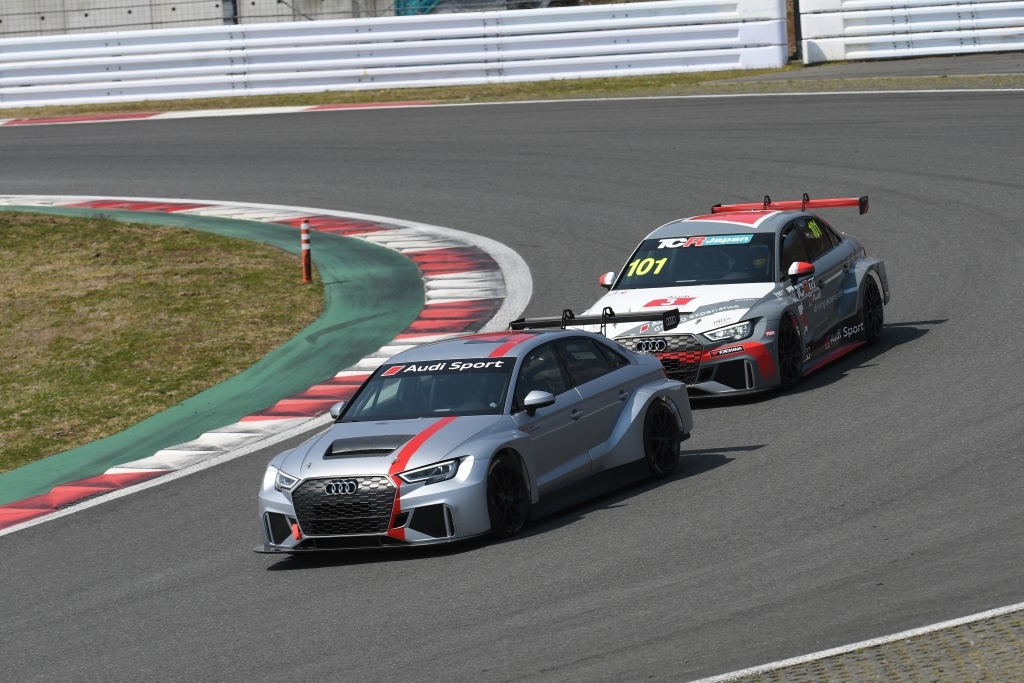 TCR ジャパンシリーズ　FSWでのテスト走行