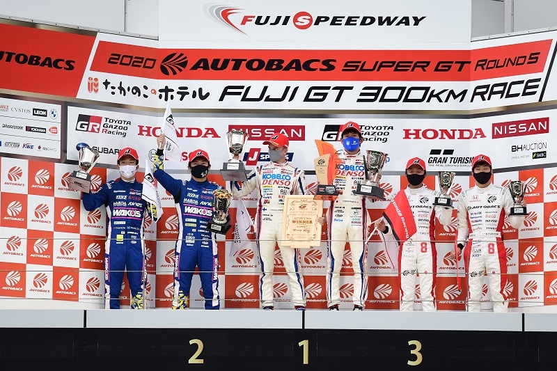 GT500クラス表彰式